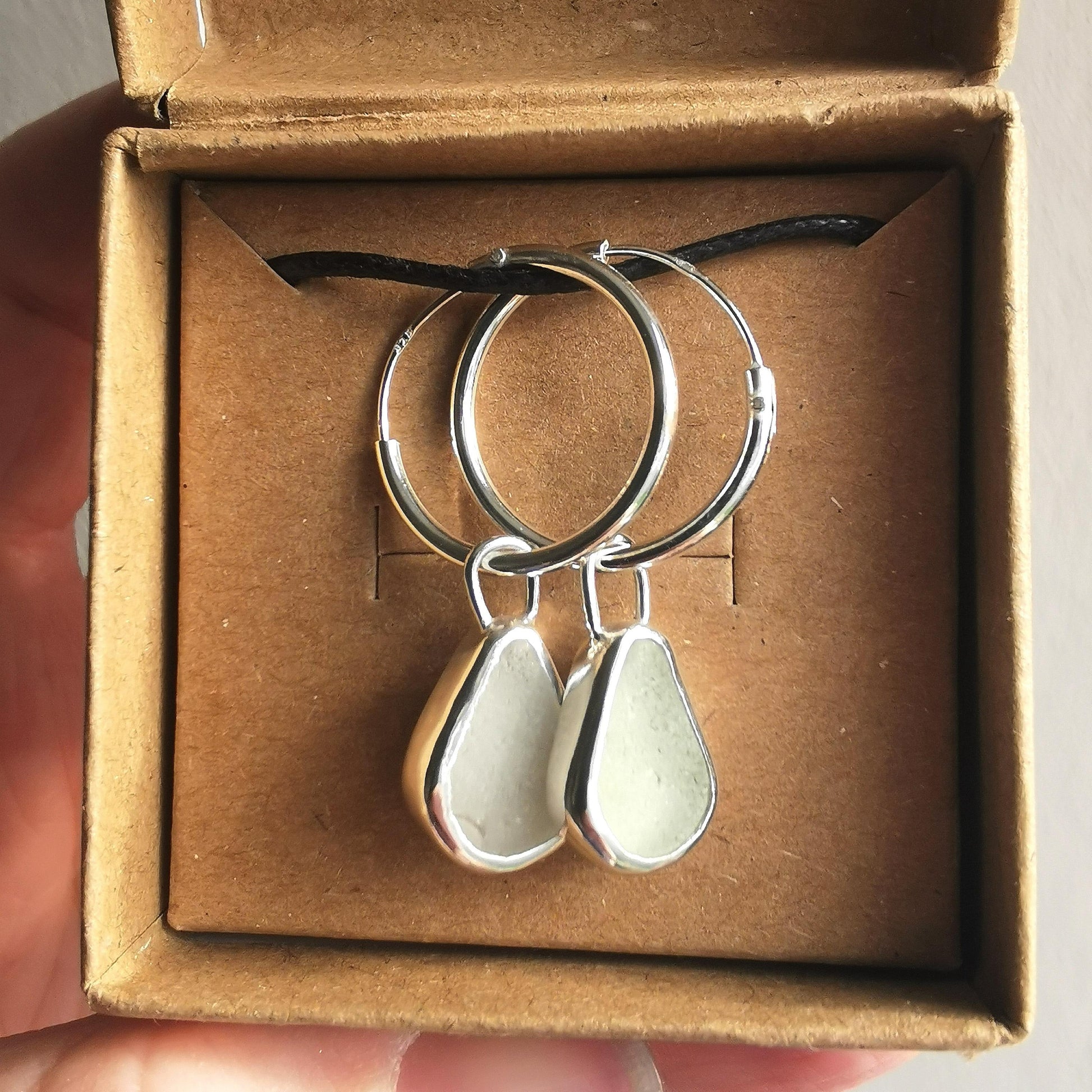 Bespoke Recycled Silver Seaglass Jewellery - Not Lost Jewellery