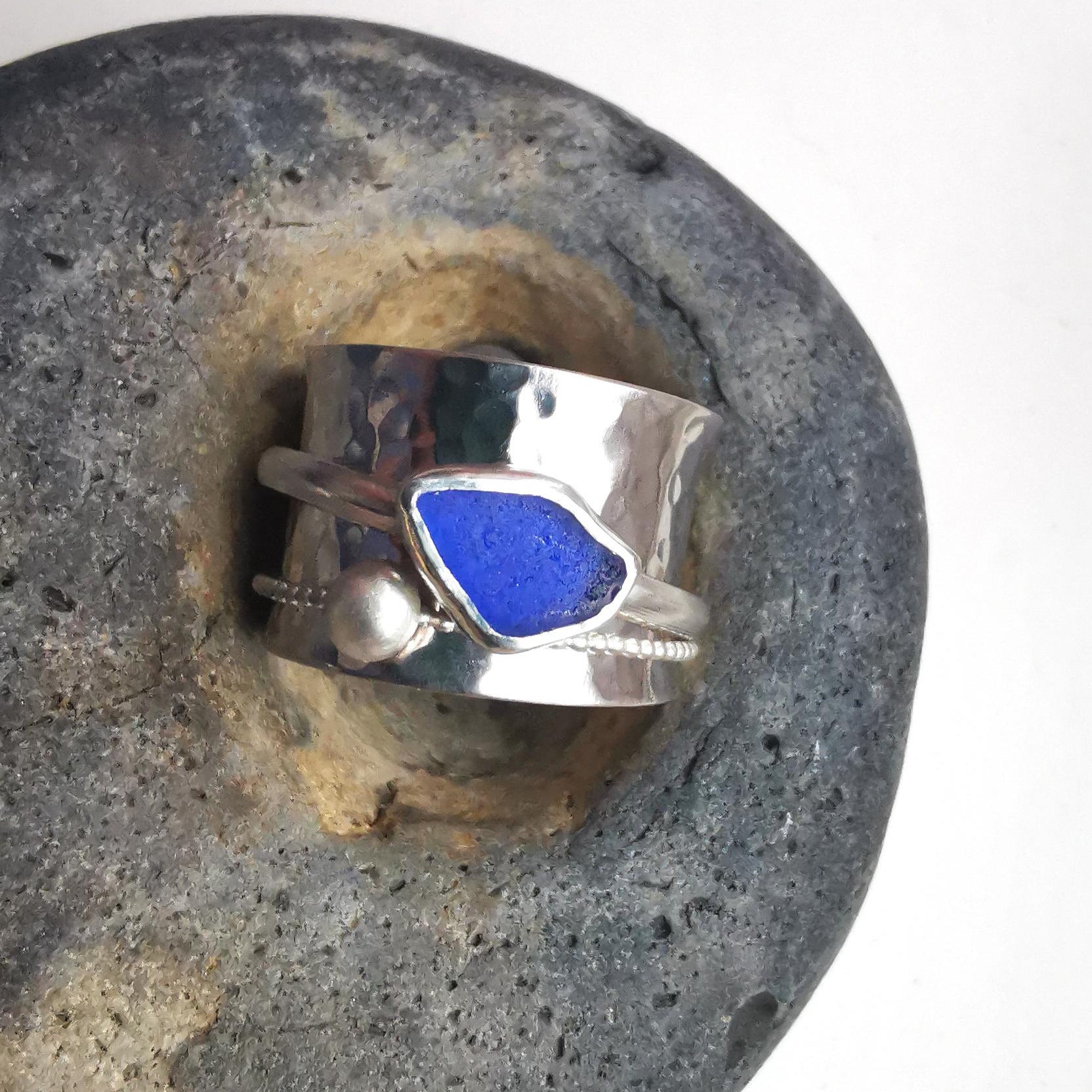 Bespoke Recycled Silver Seaglass Jewellery - Not Lost Jewellery