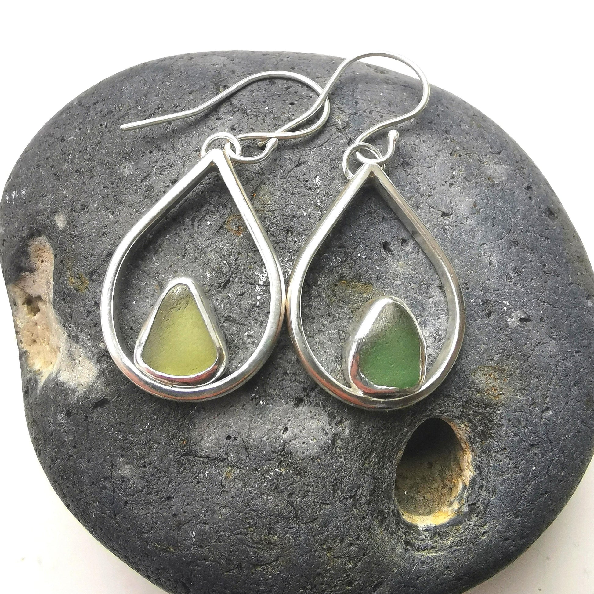 Bespoke Recycled Silver Seaglass Jewellery - Not Lost Jewellery
