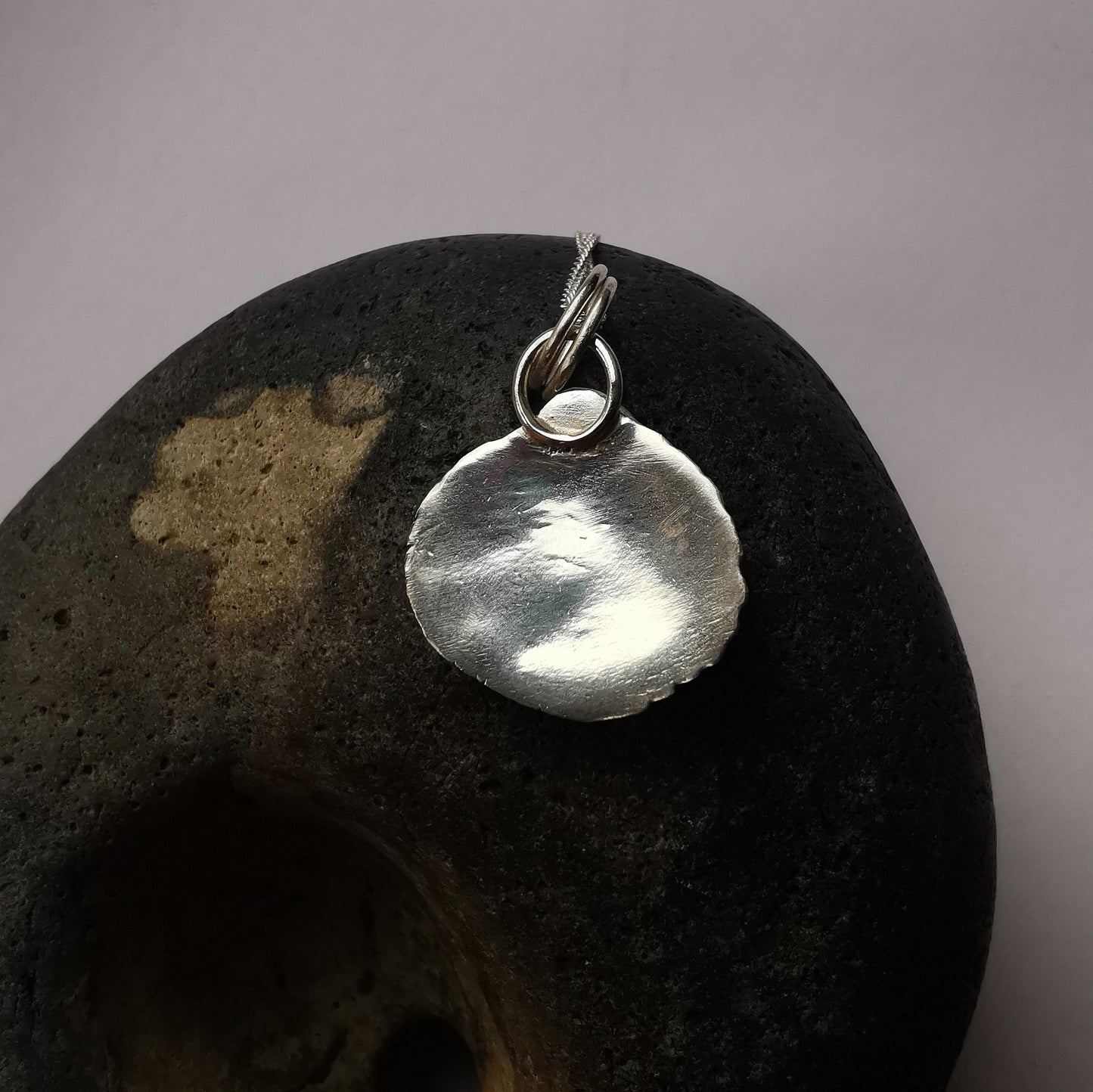 Keum Boo Sea Shell Pendant Necklace - Large Size - Not Lost Jewellery