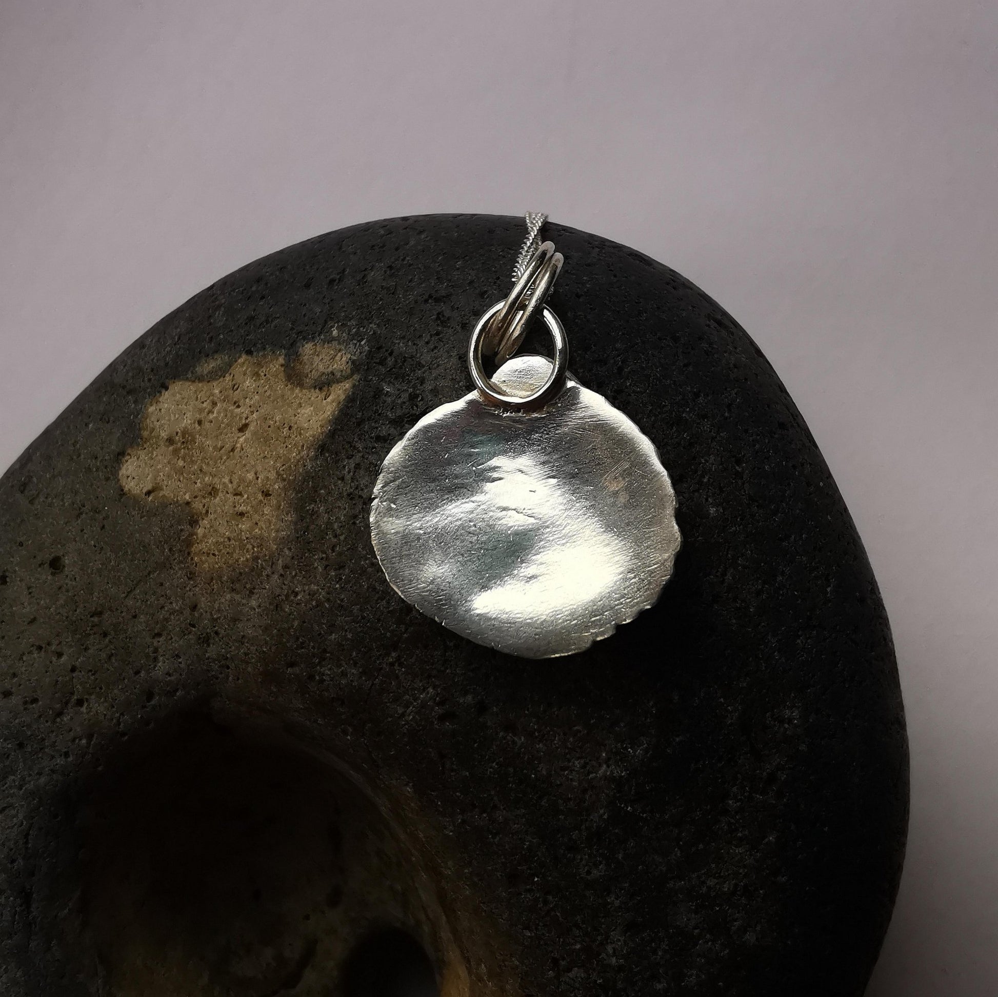 Keum Boo Sea Shell Pendant Necklace - Large Size - Not Lost Jewellery