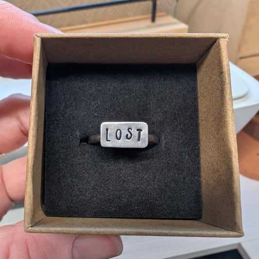 LOST Recycled Silver Ring - Not Lost Jewellery