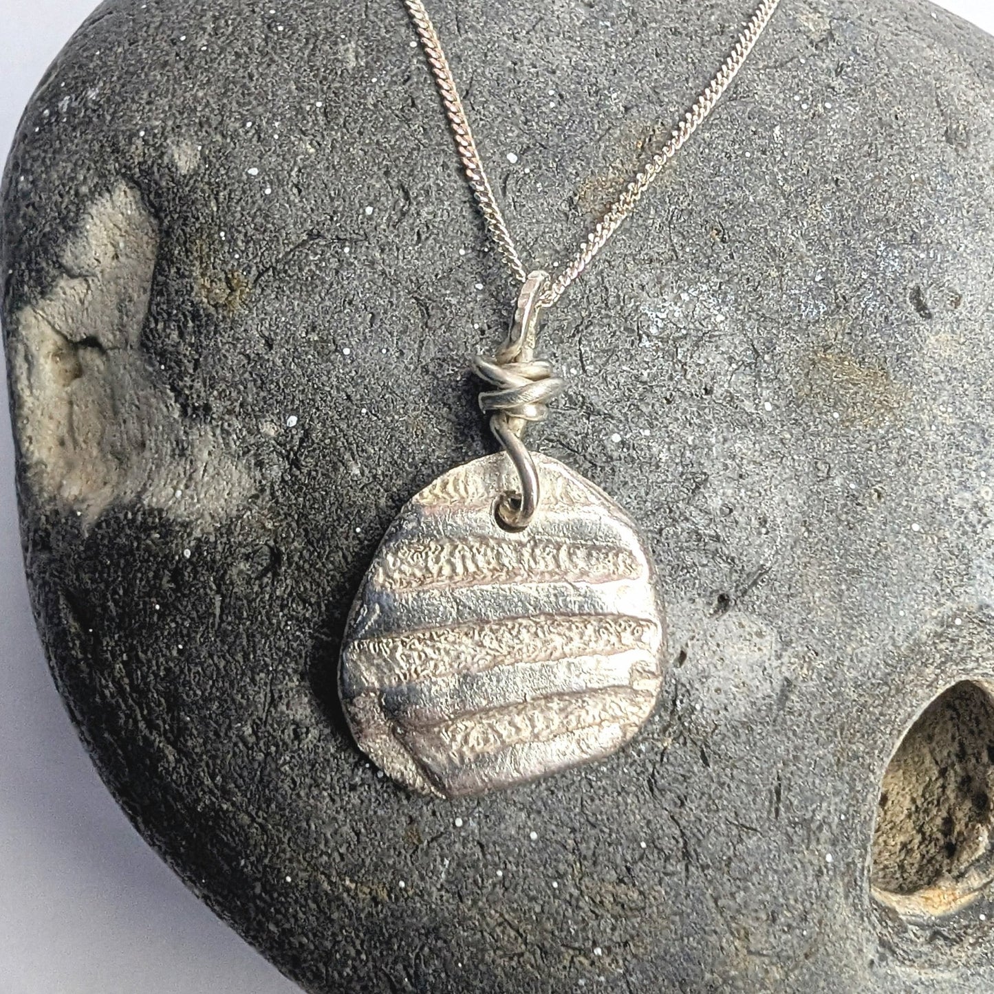 Shell Fragment Pendant Necklace - Not Lost Jewellery