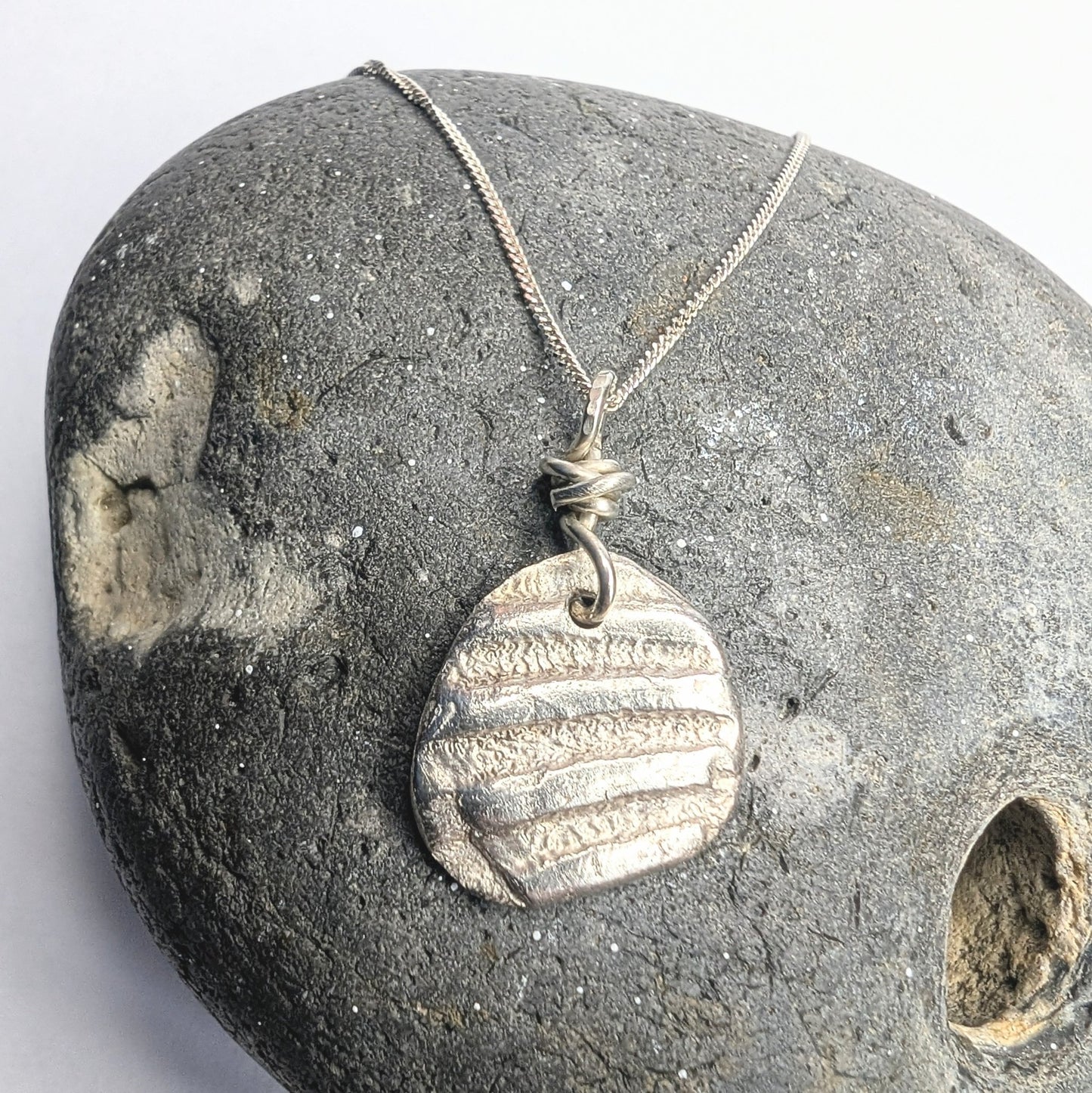 Shell Fragment Pendant Necklace - Not Lost Jewellery