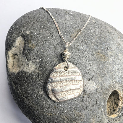 Shell Fragment Pendant Necklace - Not Lost Jewellery